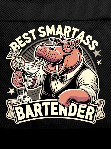 Bartender Barman Hippopotamus Hippopotamus Gift