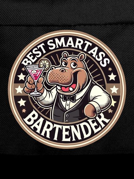 Bartender Barman Hippopotamus Hippopotamus Gift