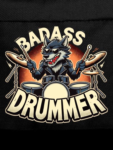 Tough Drummer Wolf Cool Gift