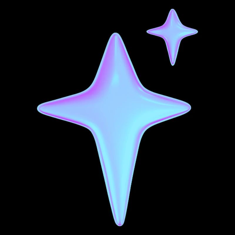 Holographic Sparkle Aesthetic