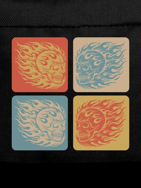 Flaming Skull – Biker & Rocker Style