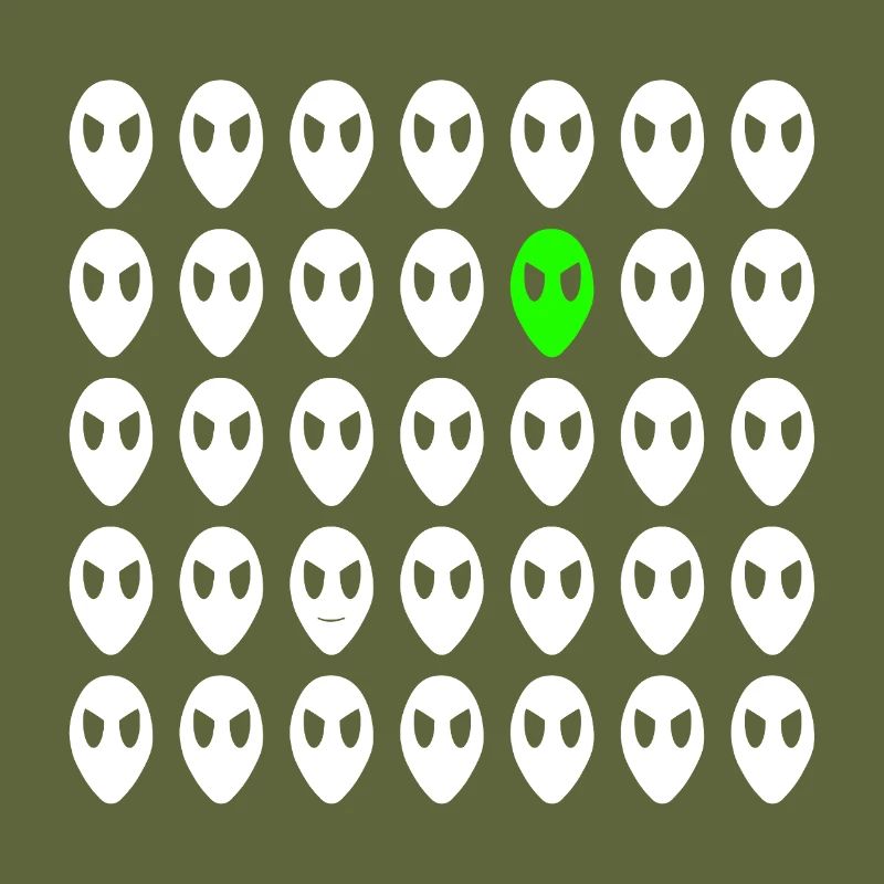 alien face