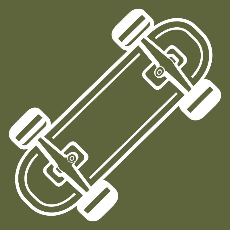 Skateboard Comic Style