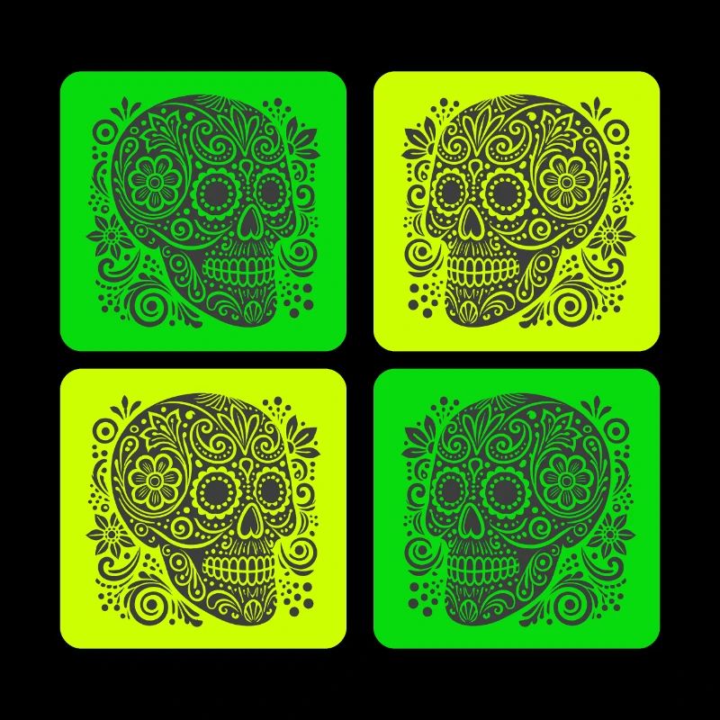 Buntes Totenkopf – Mexiko Design