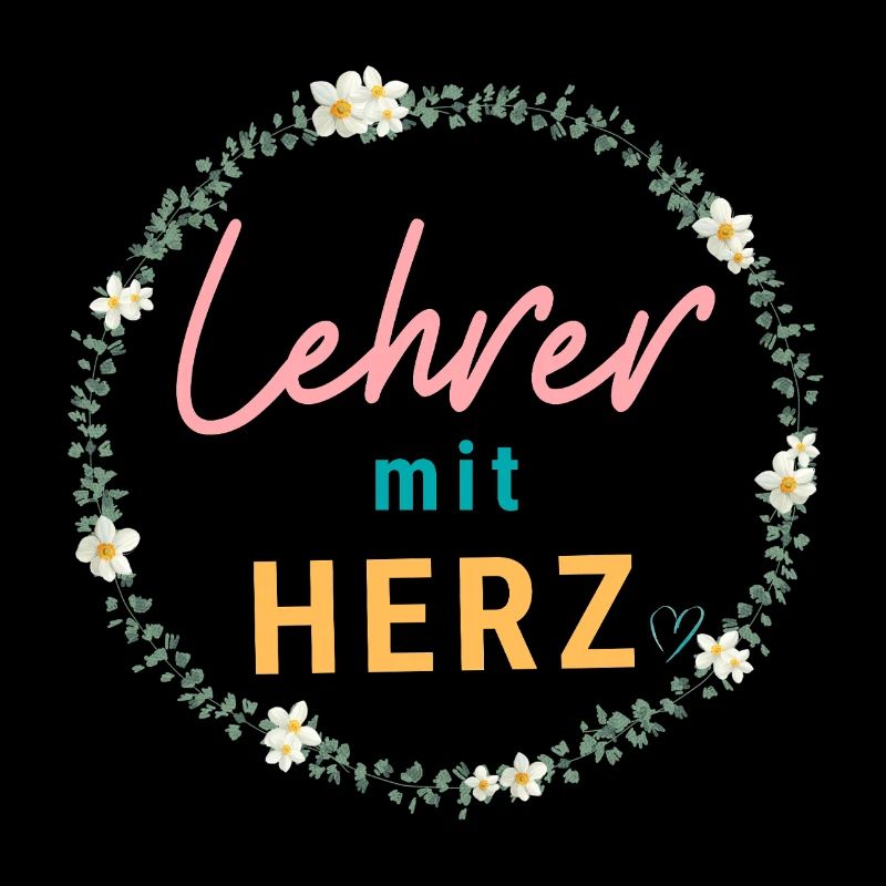 Lehrer mit Herz! Personalisierbares Design