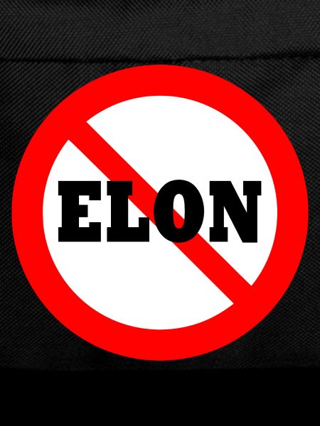 Anti Elon Round NO Bumper