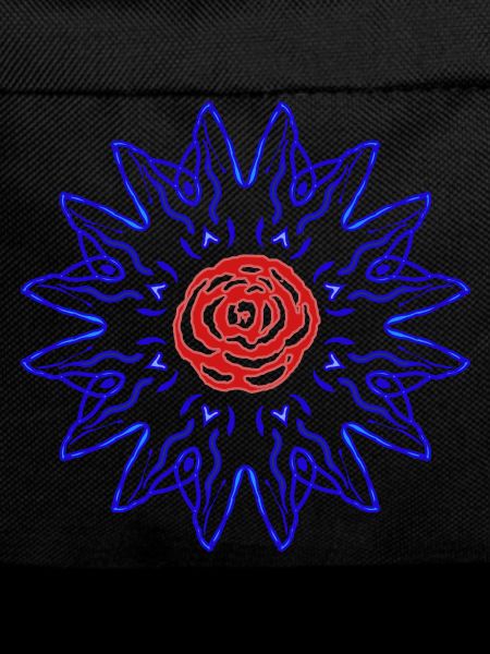 Rose in the blue sun