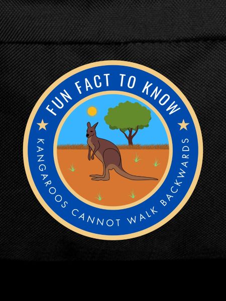 Kangaroos cannot walk backwards