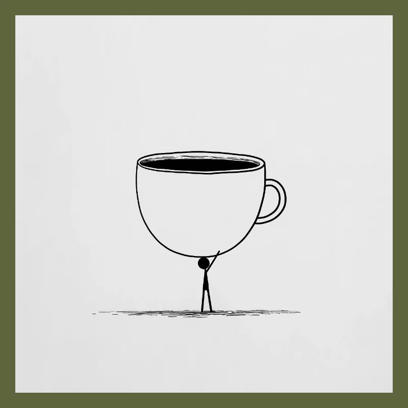 Kaffee? Nur in Eimern, bitte!