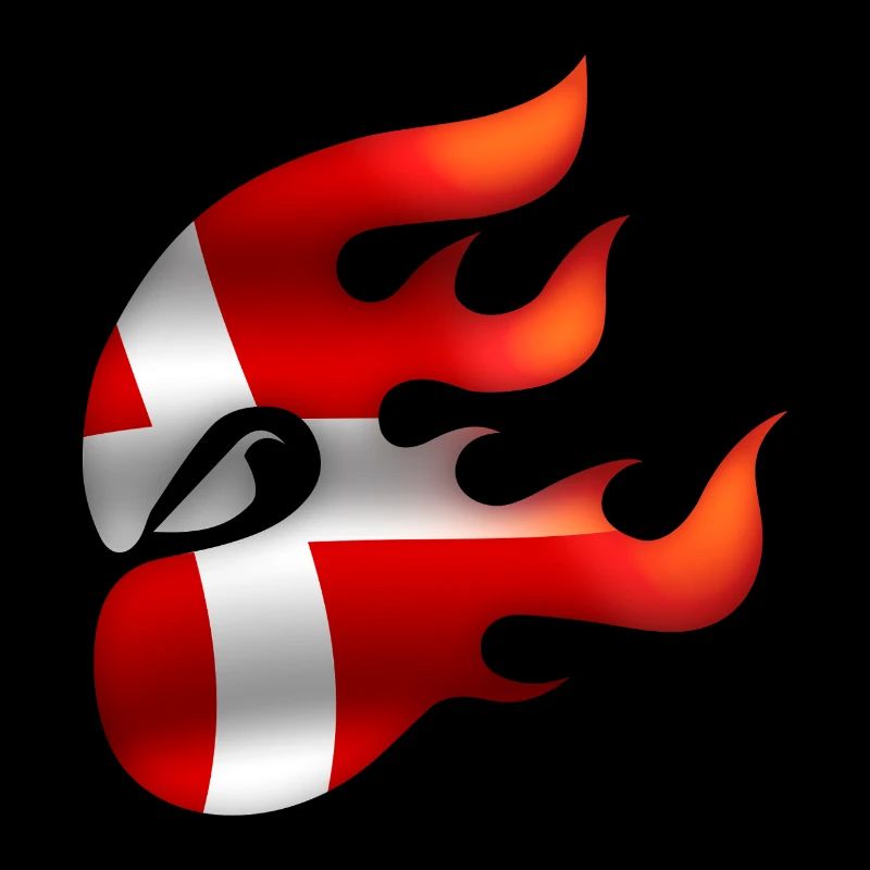Drapeau du Danemark - Danemark - Ninja
