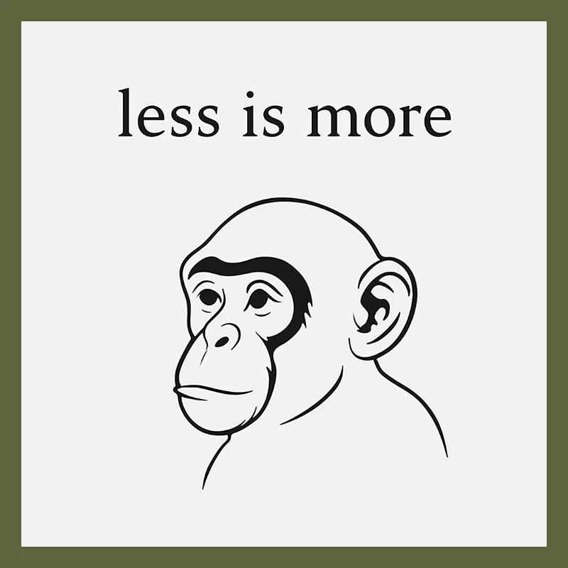 Minimalist monkey motivation