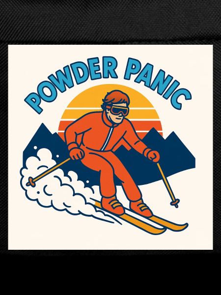 Powder Panic Retro Ski