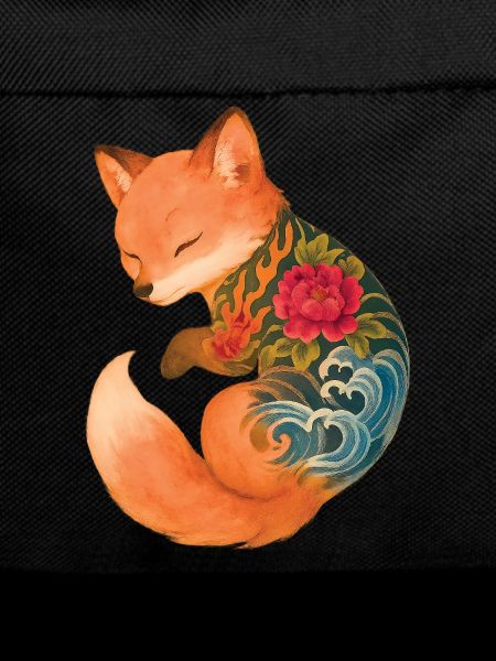 Tattooed Fox Cub – Floating Serenity