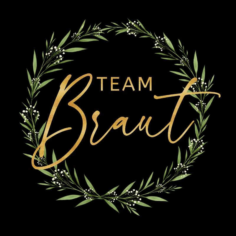 Elegant Team Bride - Design with Laurel Wreath
