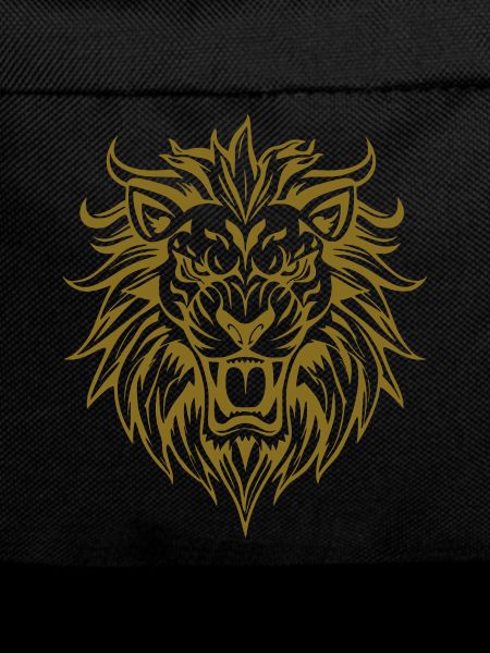 Majestic lion head graphic