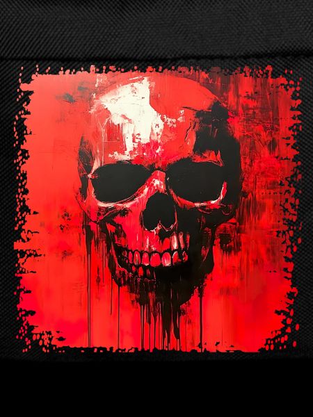 Dunkler Skull Kunstdruck