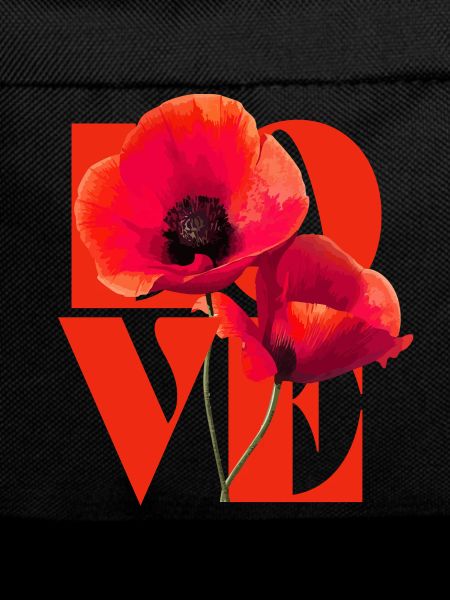 Vivid Poppy Flower Art Design