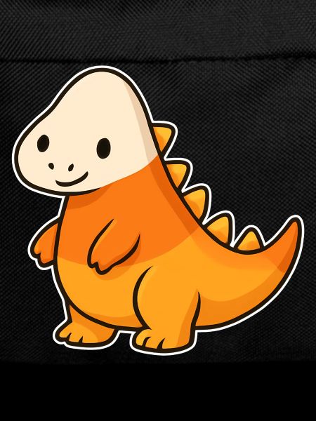 Playful dinosaur motif for children