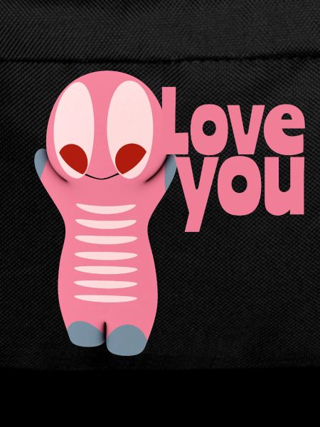 Cute kawaii figure love you