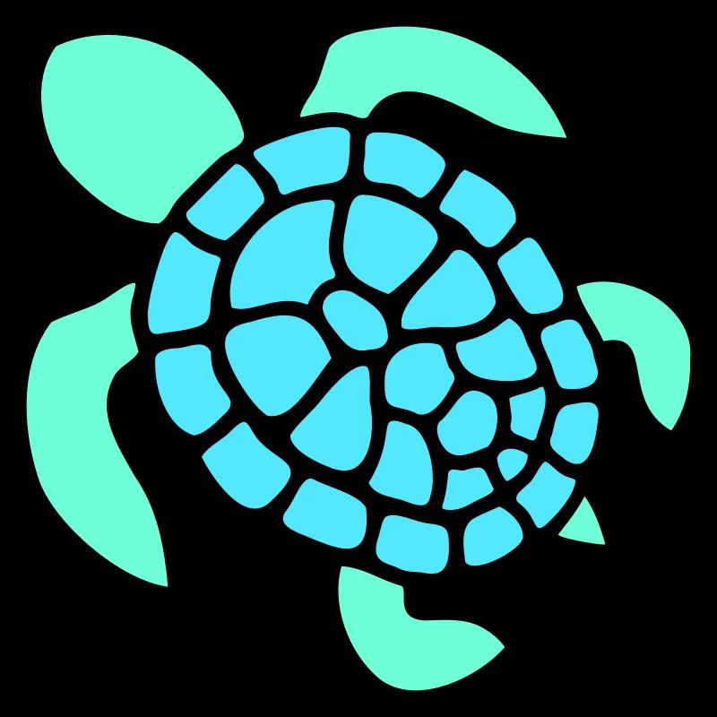 Turtle Logo Turtle Shell Pattern Icon