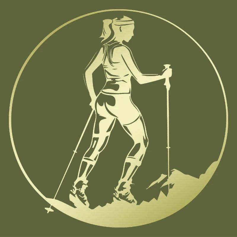 Nordic Walking Silhouette