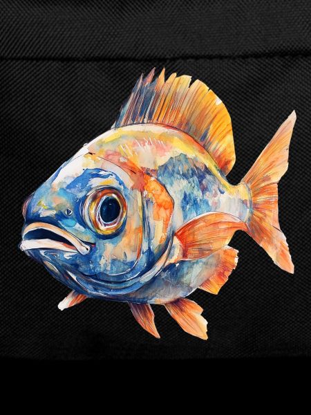 Aquarellfisch Farbexplosion