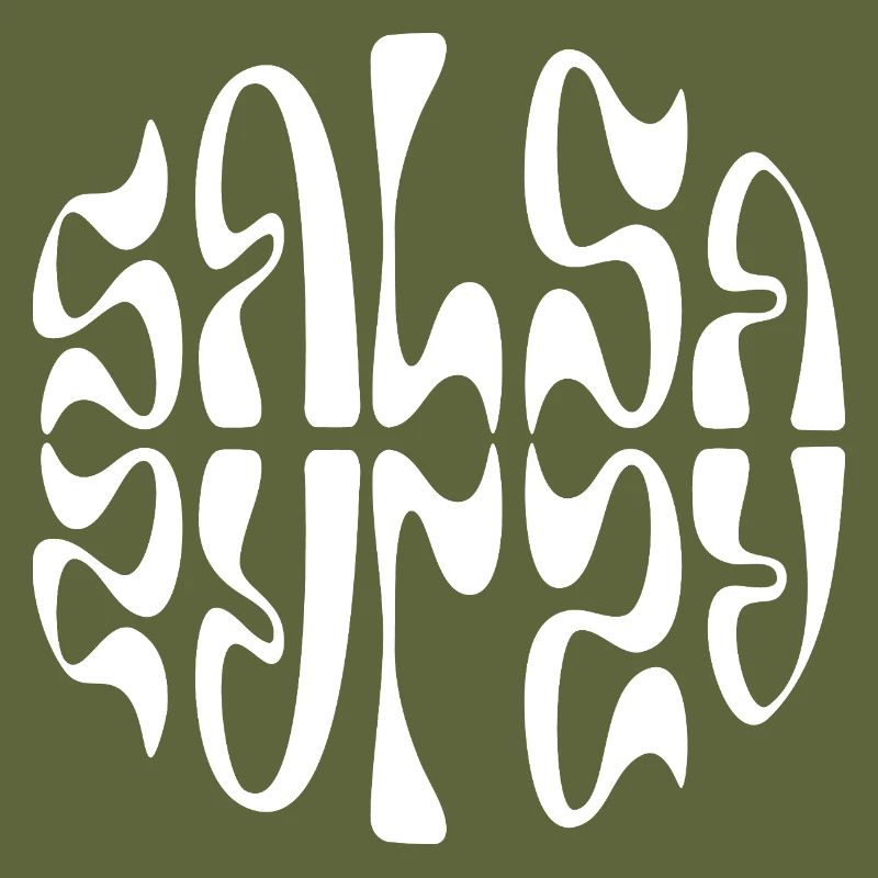 Salsa Pulse Circular Typography