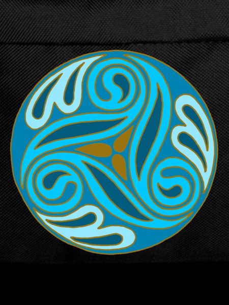 Sphère celte Bleue