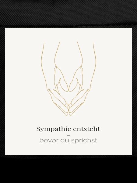 Sympathy arises – before you speak