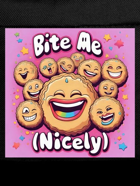 Bite Me Nicely Kekse Lachdesign
