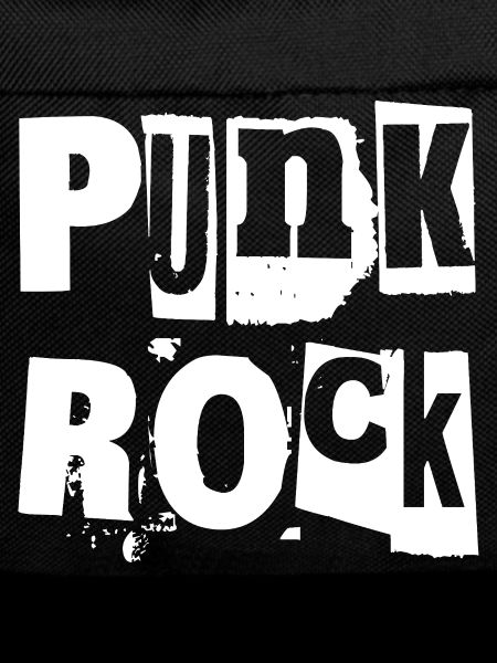 Punk Rock Distressed Text Art
