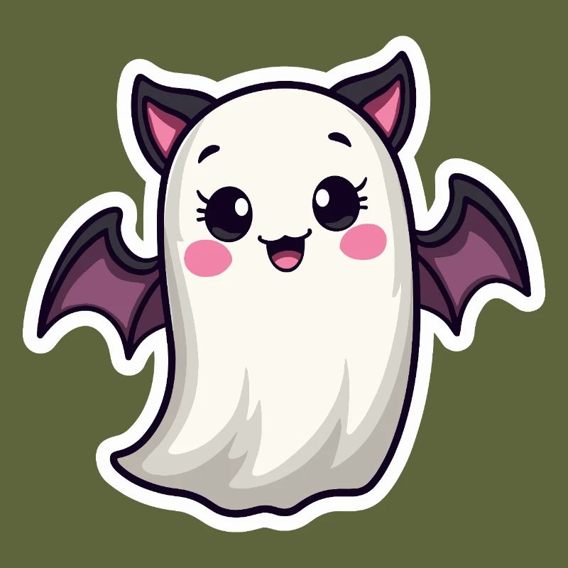 Halloween Bat Ghost