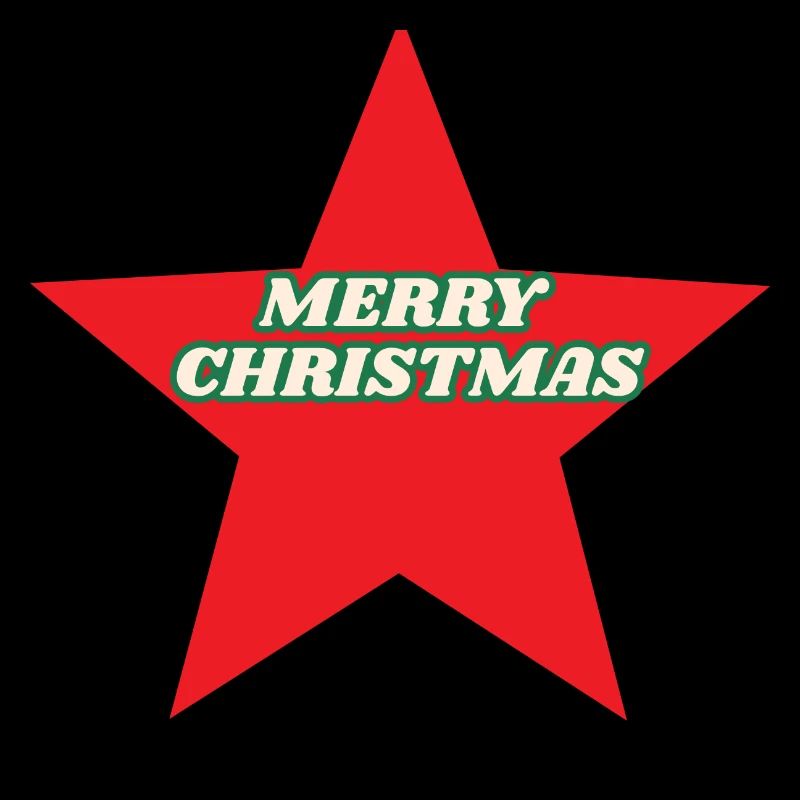 Etoile Rouge Noël Rétro