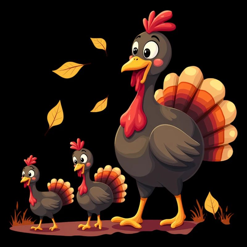 Bébé dinde de Thanksgiving