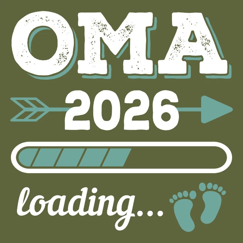 Oma 2026 Loading Werdende Großmutter Geschenkidee