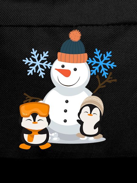Winter Joy Snowman Penguins