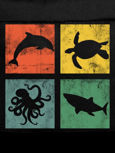Marine Animals Ocean Dolphin Turtle Octopus