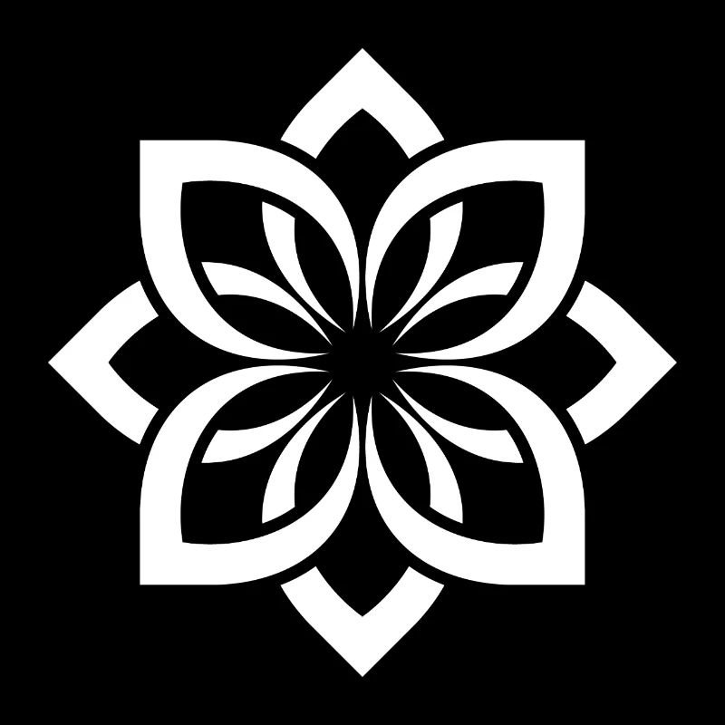 Mandala Fleur Blanche Chogan
