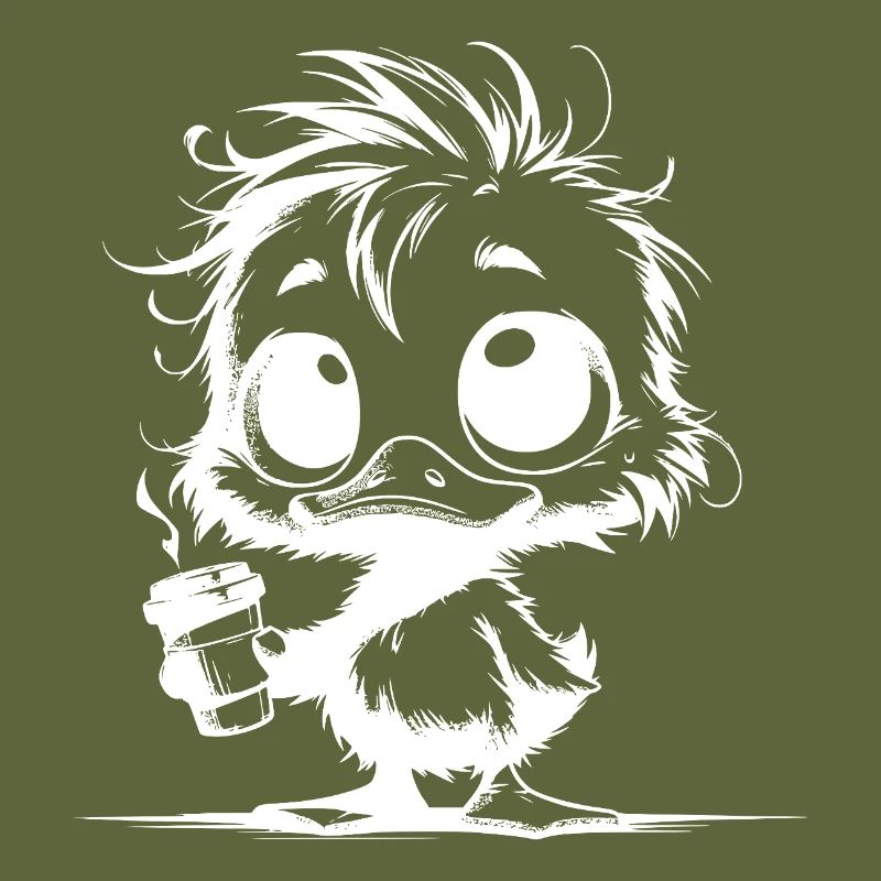 Duck in Survival Mode Caffeine Coma Mug