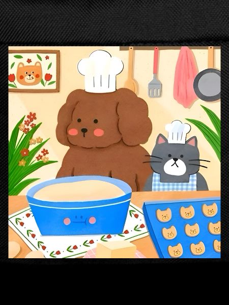 Illustration de boulanger mignon
