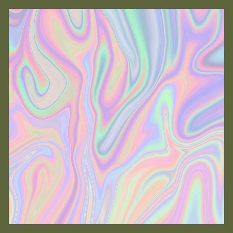 Iridescent Abstract Liquid Pastel Pattern