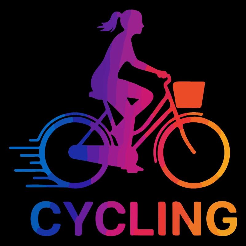 Cycliste Rainbow Gradient
