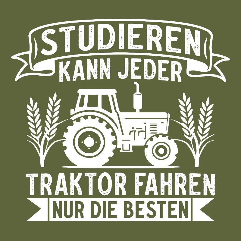 Anyone can study driving a tractor, only the best