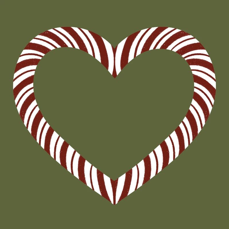 Candy Cane Heart