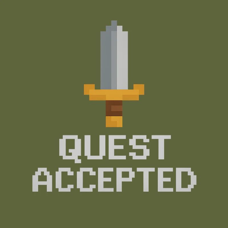 Quest akzeptiertes Pixelschwert