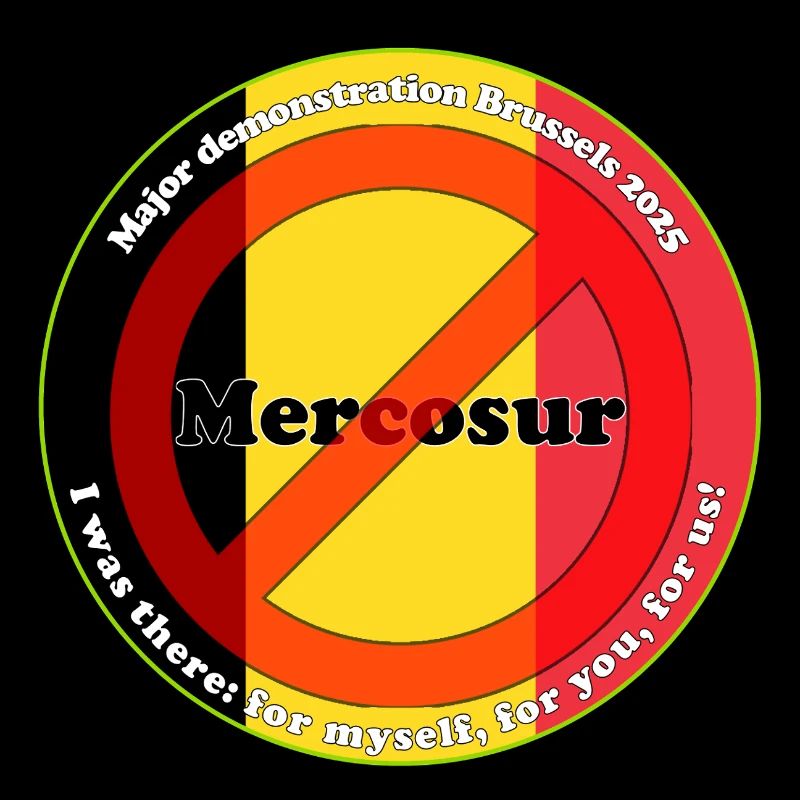 Farmers' protest against Mercosur