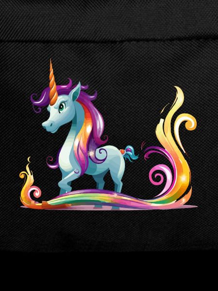 Regenbogen-Einhorn Farbströme