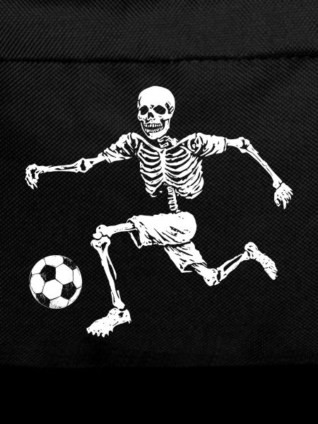 Funny Skeleton Soccer Soccer Player