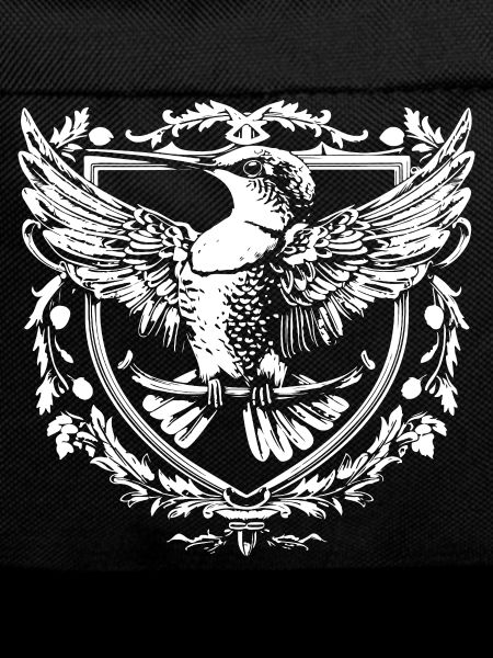 Eagle in heraldic style