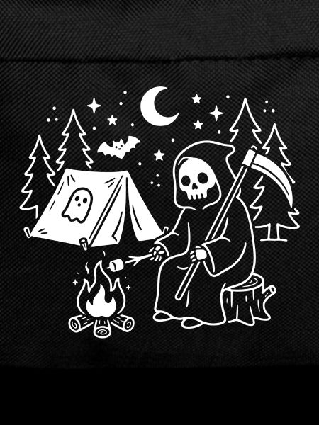Nocturnal Grim Reaper at the Campfire